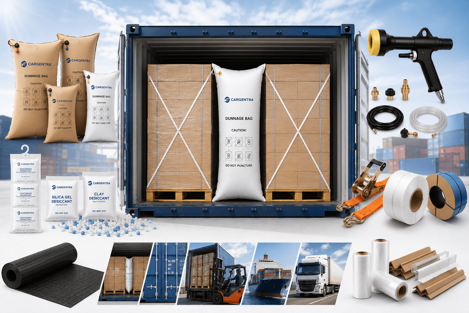 Hệ sinh thái giải pháp bảo vệ hàng hóa CARGENTRA trong vận chuyển và xuất khẩu