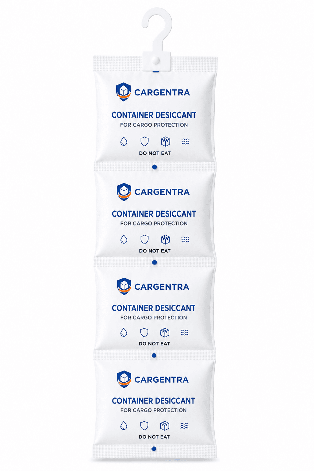 Dây túi hút ẩm treo container CARGENTRA bốn ngăn